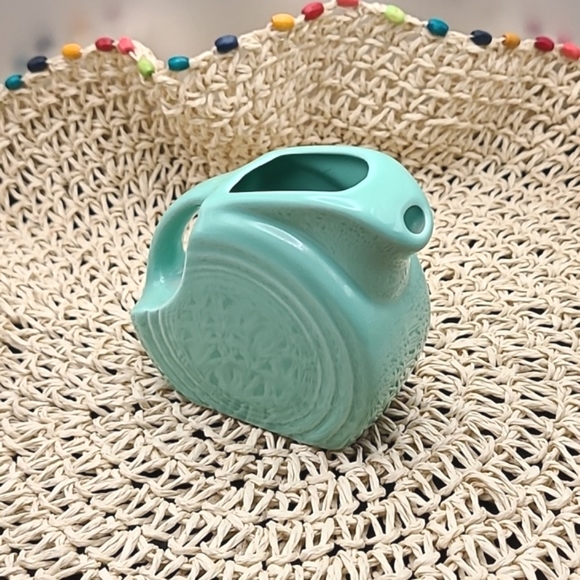 FIESTAWARE HLC Collectible Vintage Retired Sea Mist Mini Disc Pitcher - Picture 2 of 5